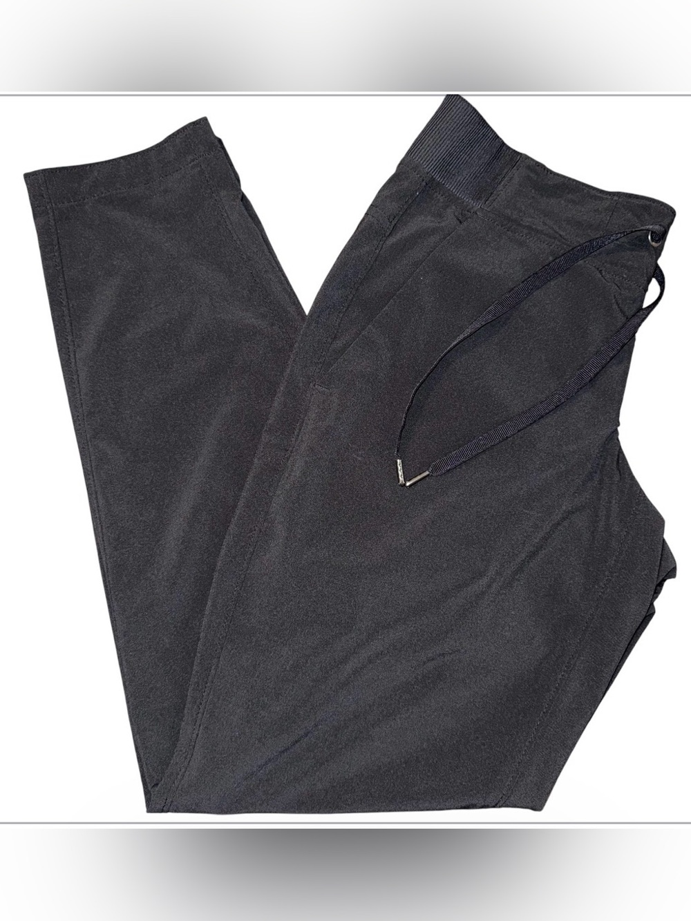 Athleta Midtown Ankle Pants Women's 0 Black Athleisure Activewear Tapered